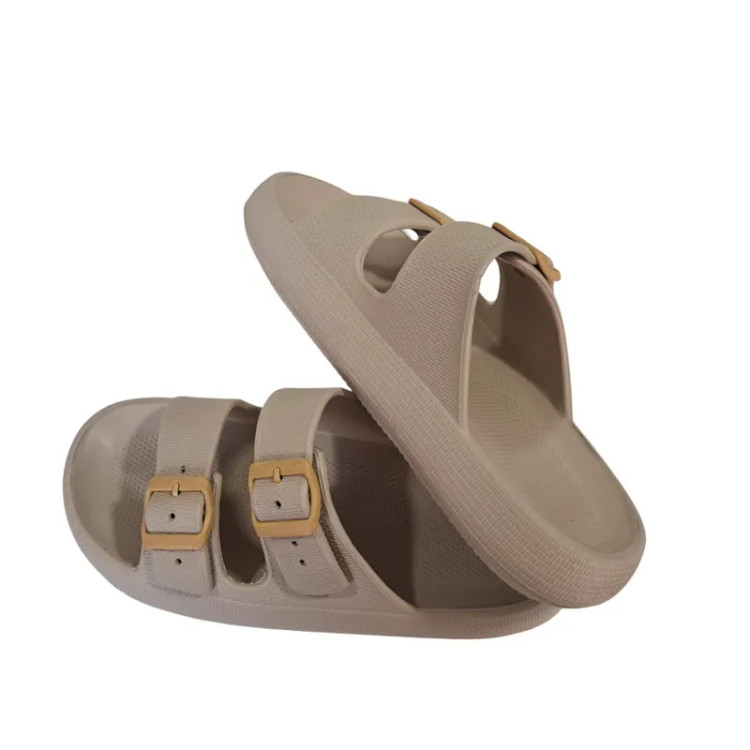 دمپایی زنانه مدل D102 تخت و ضد لغزش جنس EVA