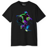 تیشرت آستین کوتاه مردانه پاد آفرین مدل فوتبالیست کد 1179 طرح چاپ جنس پلی استر نخ