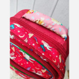 کوله پشتی دخترانه طرح یونیکورن فانتزی ابعاد 40 در 27 سانتیمتر