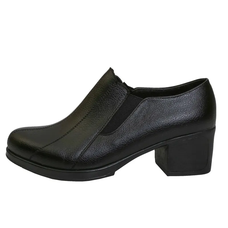 کفش طبی زنانه پاشنه دار 5 سانتی چرم مصنوعی مجلسی و اداری سایز 37 تا 40