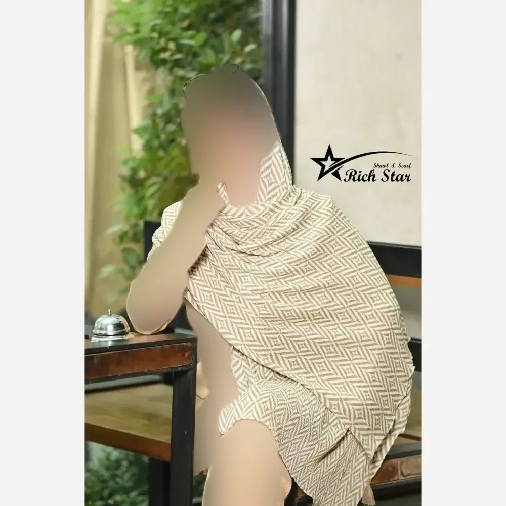 شال زنانه اسپرت کریشه برشکا قواره بلند مناسب بهار و تابستان