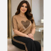 ست بلوبری زنانه جنس پنبه فری سایز 38 تا 46
