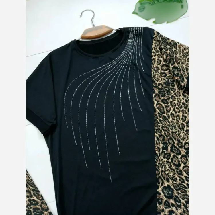 ست بلوز و شلوار زنانه قواره دار ویسکو الیزه فول کش سایز 38 تا 50