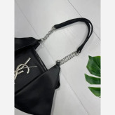 کیف یاشیل چرم باکیفیت رنگ نقره ای سایز آزاد