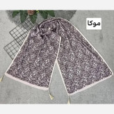 شال زنانه برشکا پلیسه طرح گل گلی سایز آزاد
