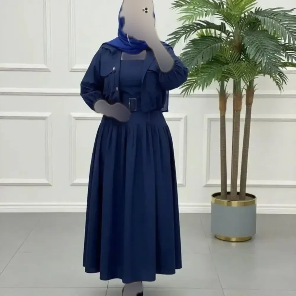 کت و سارافون لینن بلوط زنانه