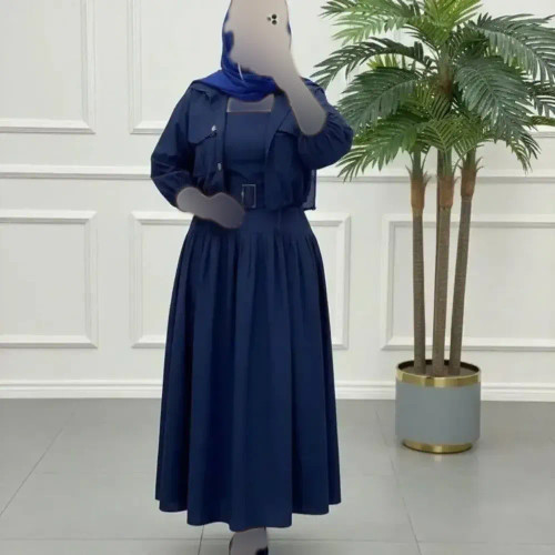 کت و سارافون لینن بلوط زنانه