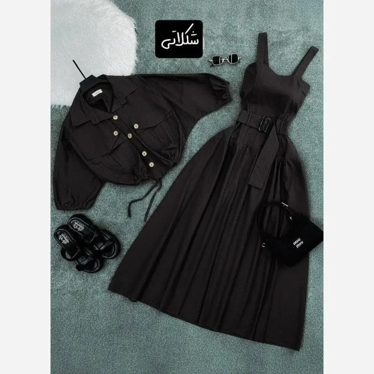 کت و سارافون لینن بلوط زنانه