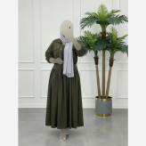 کت و سارافون لینن بلوط زنانه