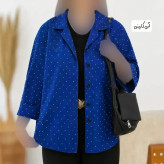 شومیز نگین دار سایز بزرگ جنس پری