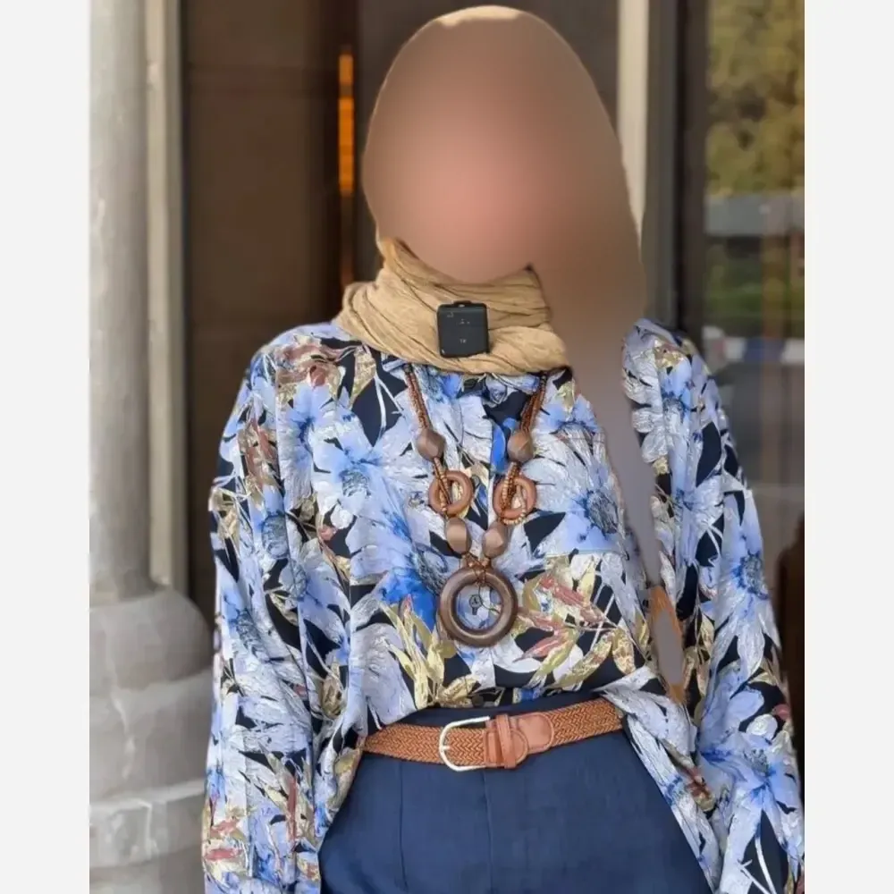 ست ست شومیز بوگاتی و شلوار شانتون زنانه رنگ سرمه ای و سبز سایز 38 تا 48