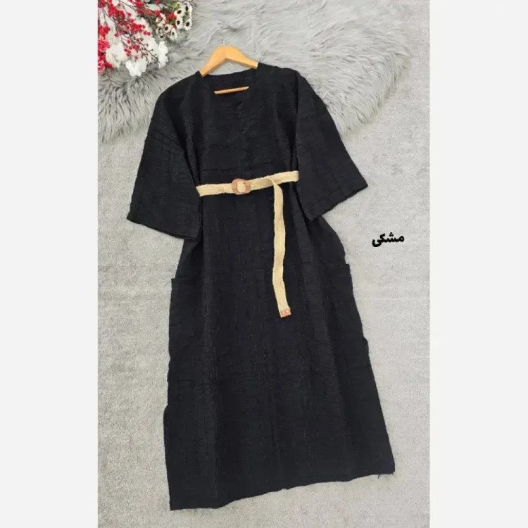 کفتان کوک دوزی زنانه مدل تیارا فری سایز رنگ مشکی سبز نسکافه ای سفید