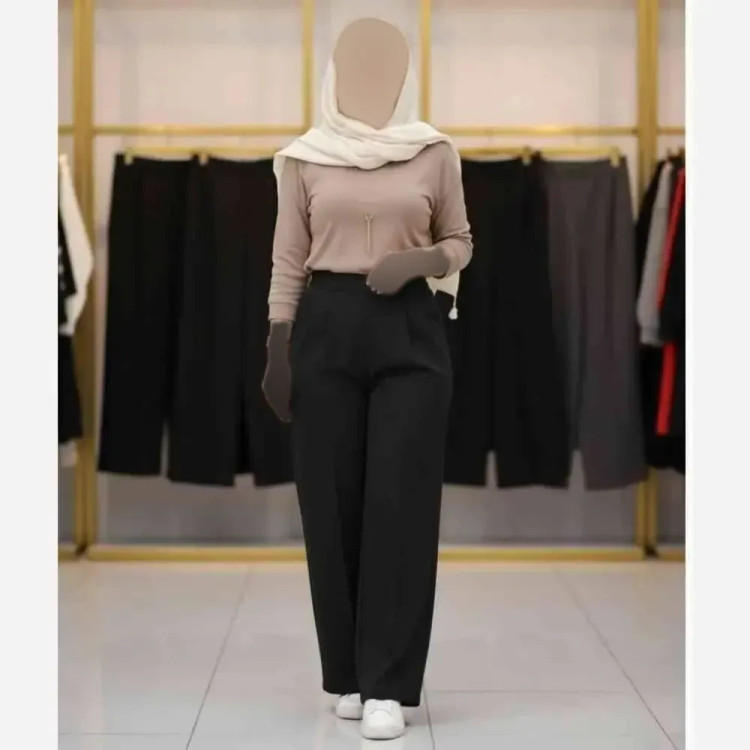 شلوار بگ مازراتی زنانه جنس مازراتی اعلا رنگ بندی متنوع سایز L تا XXL
