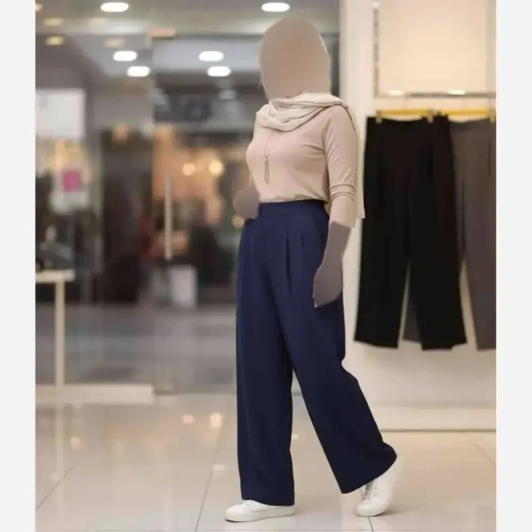 شلوار بگ مازراتی زنانه جنس مازراتی اعلا رنگ بندی متنوع سایز L تا XXL