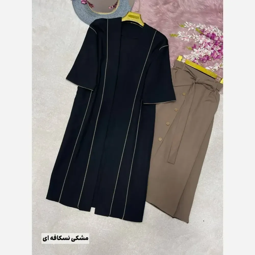 ست مانتودامن لنین گلاره فری سایز 38 تا 48