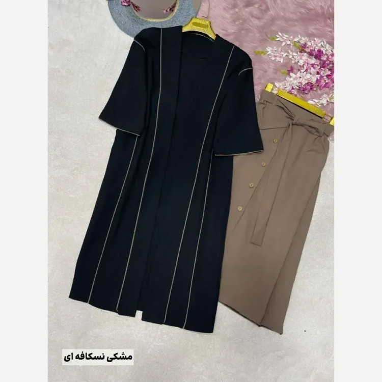 ست مانتودامن لنین گلاره فری سایز 38 تا 48