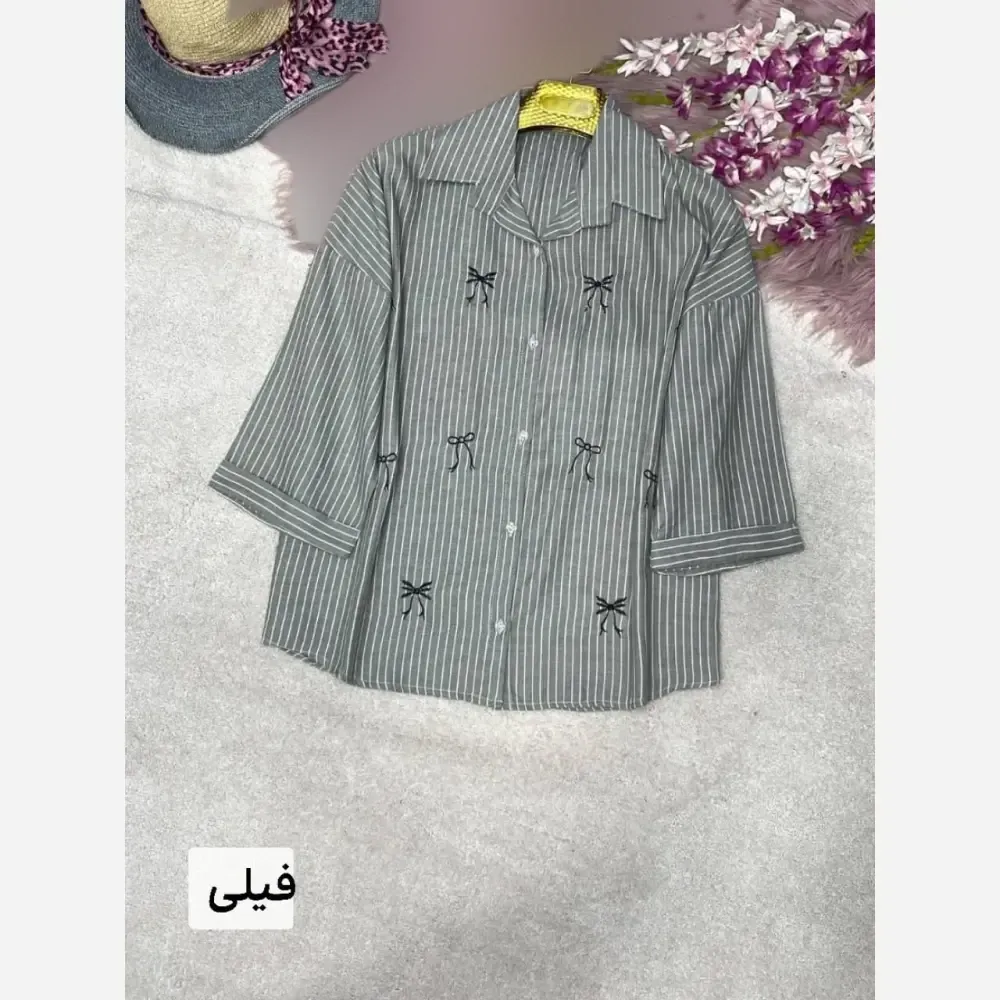 شومیز مانتویی لنین ایرانا فری سایز 38 تا 48