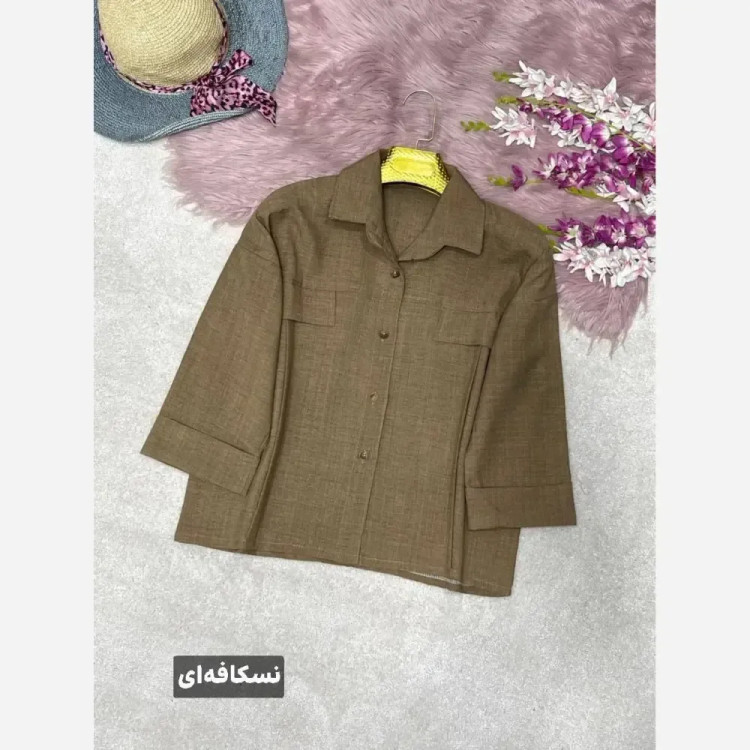 شومیز عروسکی یگانه جنس شانتون فری سایز