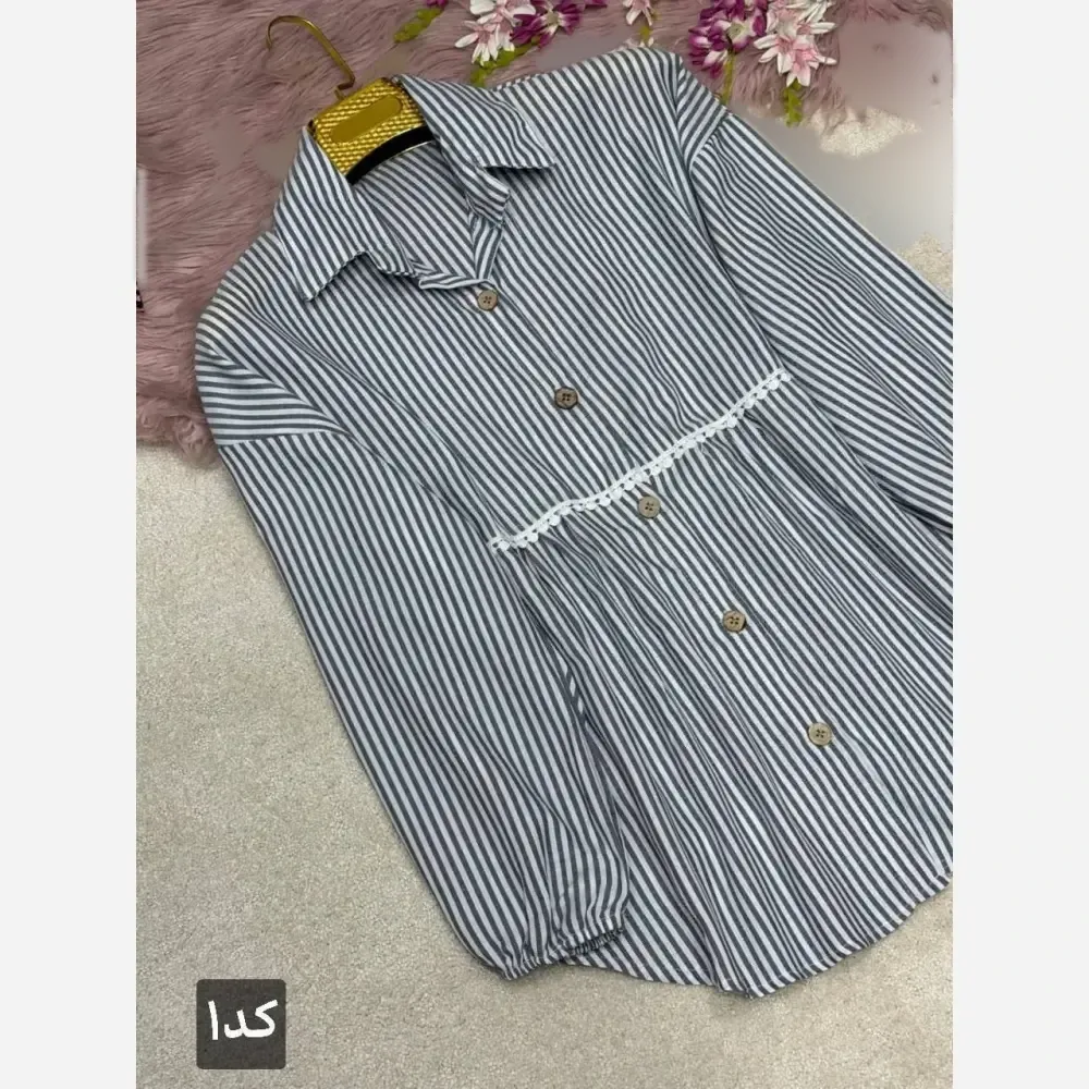 شومیز عروسکی آرتمیس جنس لنین پنبه فری سایز