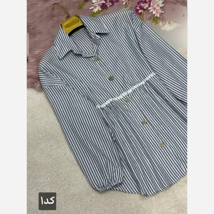 شومیز عروسکی آرتمیس جنس لنین پنبه فری سایز