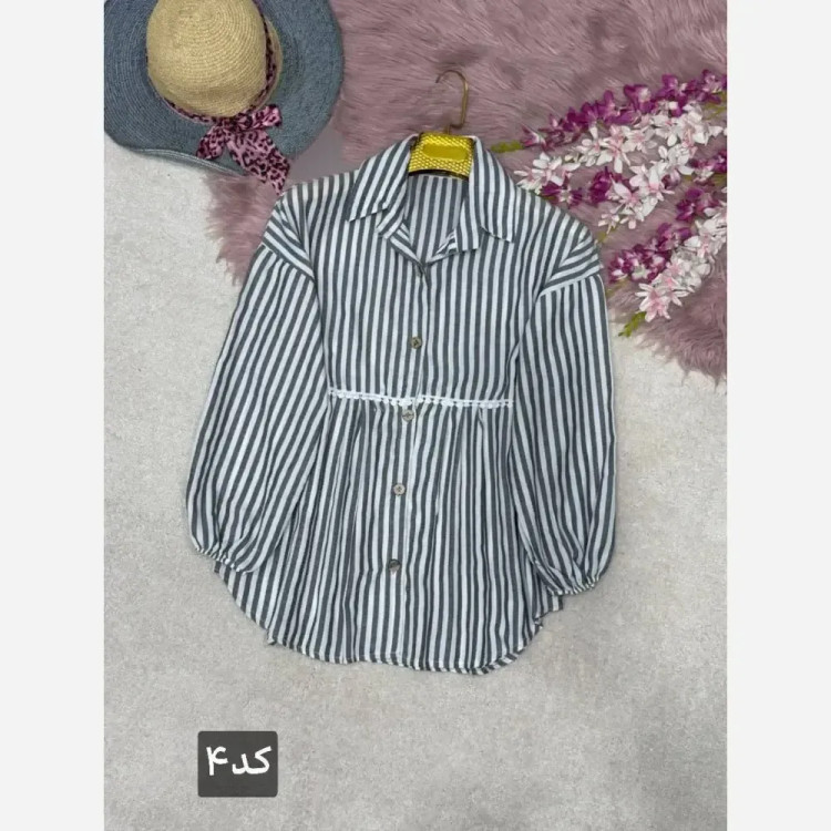 شومیز عروسکی آرتمیس جنس لنین پنبه فری سایز