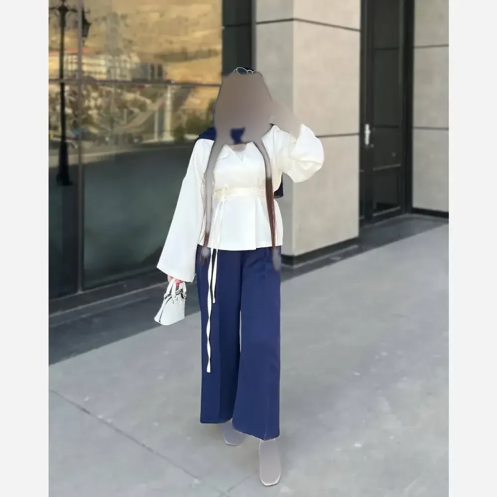 ست کت و شلوار زنانه سوپرمازراتی کجراه مدل سانیفو سایز 38 تا 46