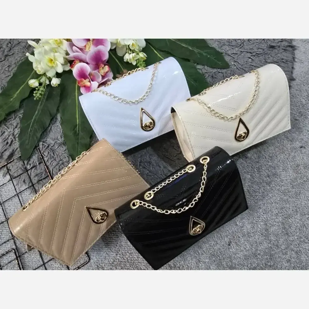 کیف مونا چرم ورنی مجلسی