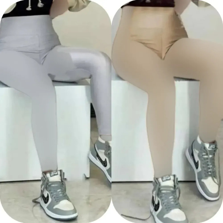 لگ شاین اصلی میکروفیبر رنگ طوسی قد 90 کمر گنی سایز M