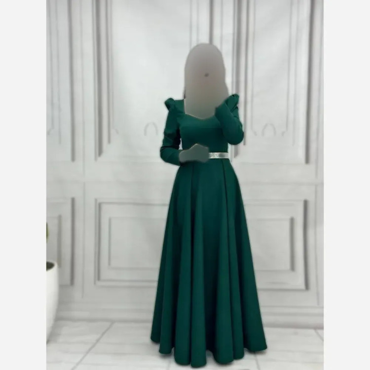 خرید اینترنتی عبای مدل سیمین جنس کرپ مازراتی قد 150 رنگ مشکی و سبز سایز 38 تا 50