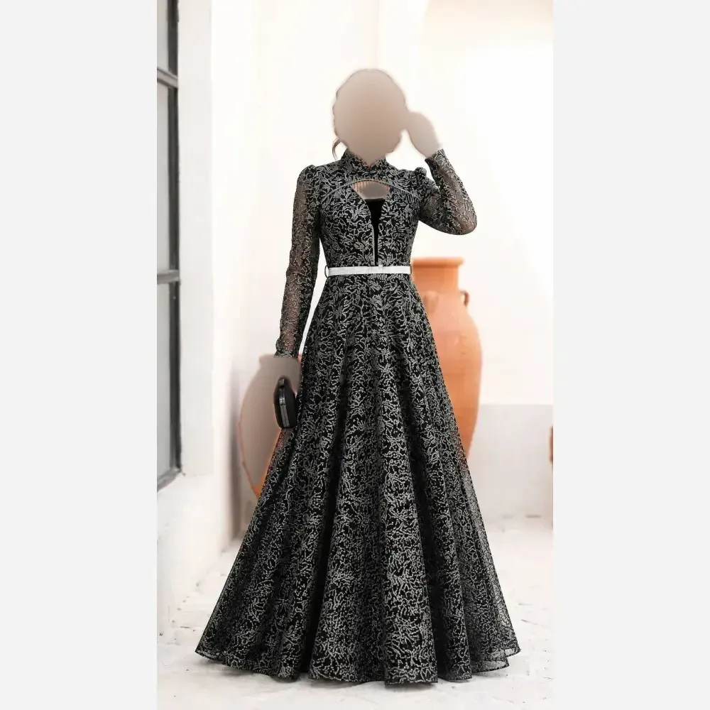 پیراهن ساحل جنس شاین با دامن پرچین و ژیپون زنانه