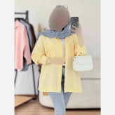 شومیز آسایش جنس کتان لنین درجه یک فری سایز