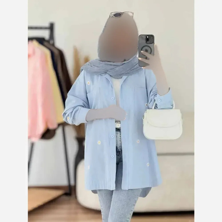 شومیز آسایش جنس کتان لنین درجه یک فری سایز