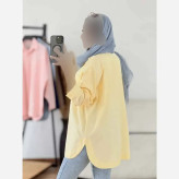 شومیز آسایش جنس کتان لنین درجه یک فری سایز