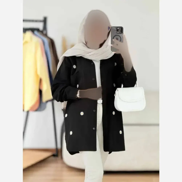 شومیز آسایش جنس کتان لنین درجه یک فری سایز