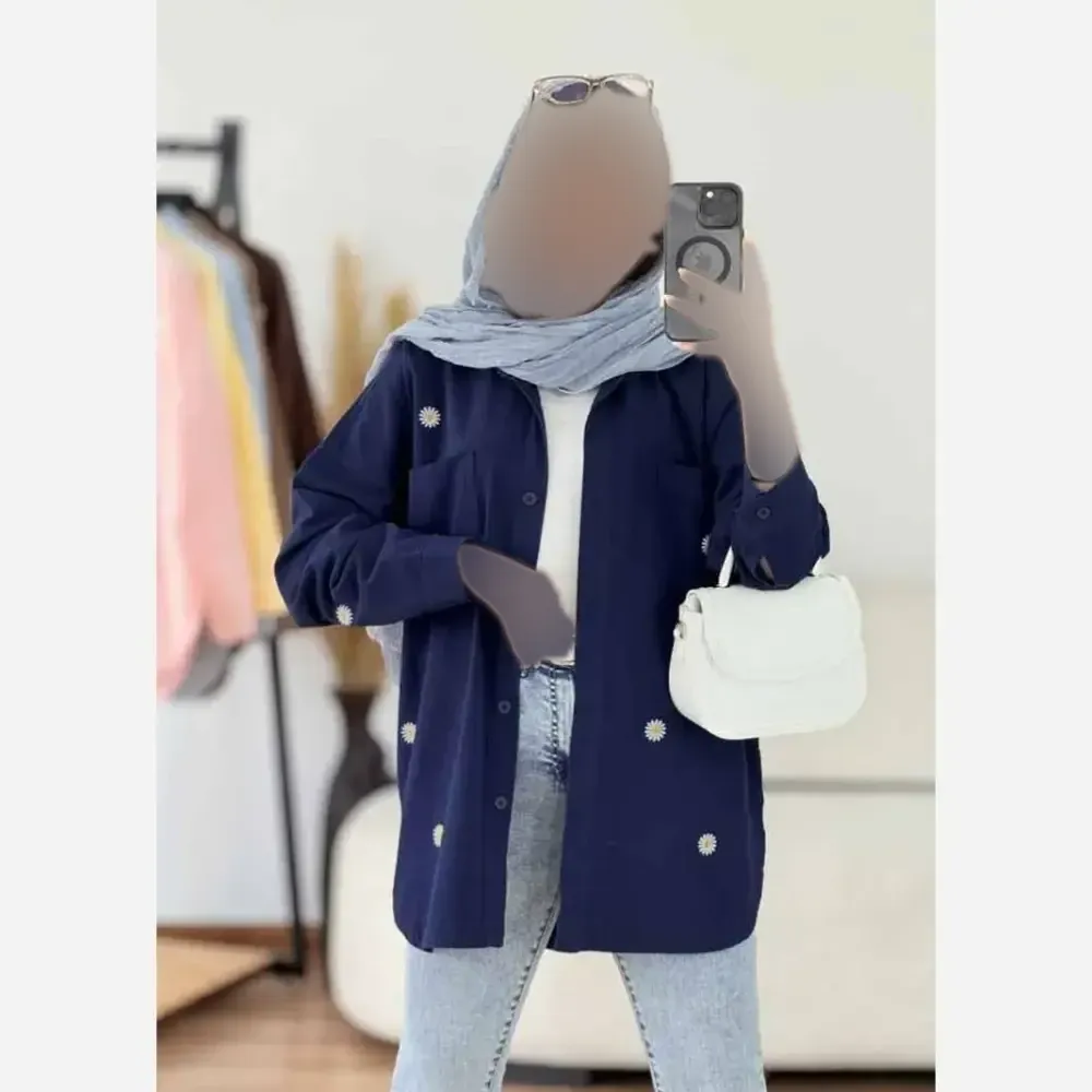 شومیز آسایش جنس کتان لنین درجه یک فری سایز