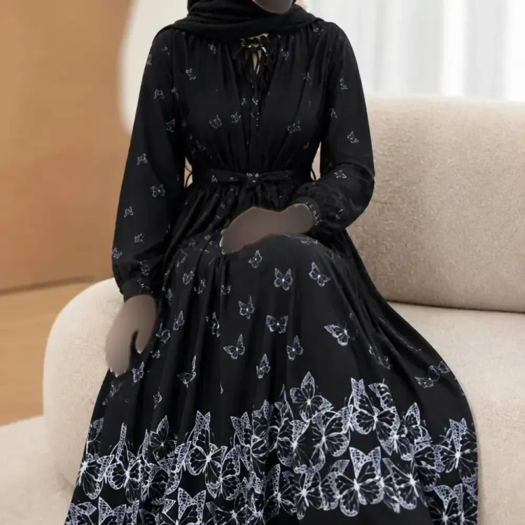 پیراهن زنانه شکیرا جنس بوگاتی سایز فری 36 تا 46