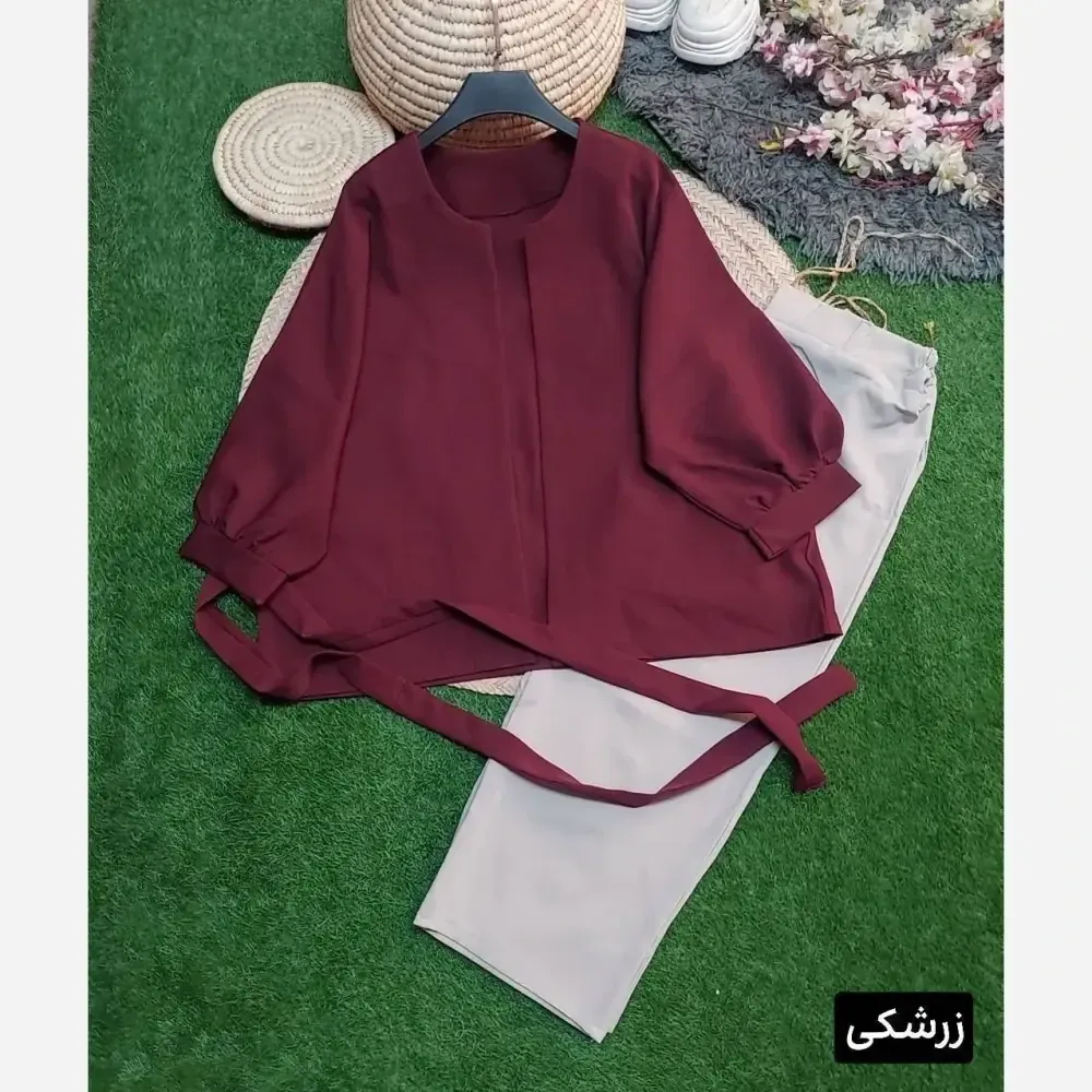 کت زنانه سوپرمازراتی دوخت مزونی مدل لاکرو فری سایز