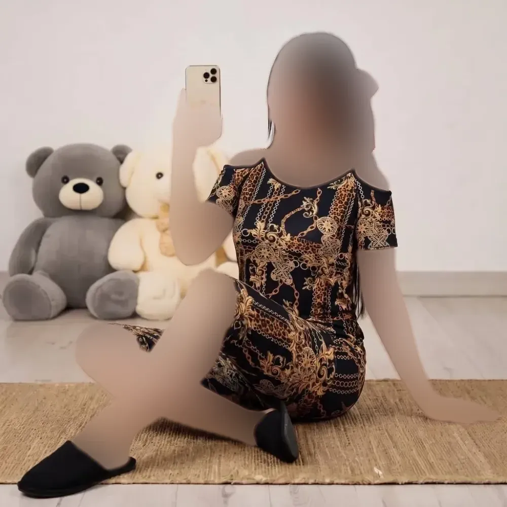 تاپ و شلوارک تینا جنس فلامنت لطیف کشی سایز فری 38 تا 46