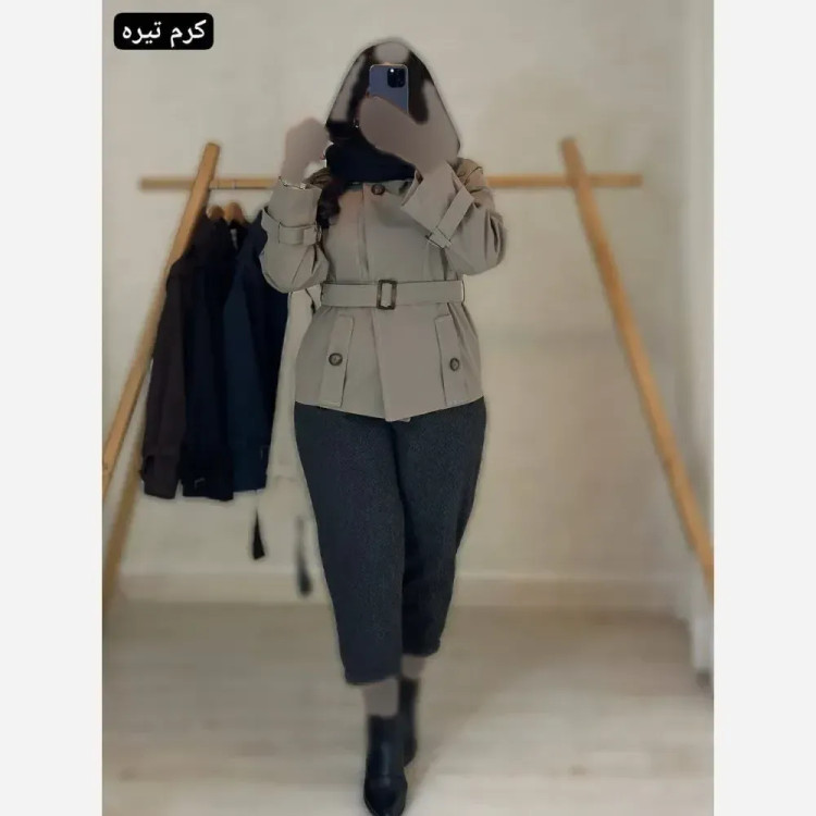 ترنج کت زنانه کتان کشی 4 فصل سایز 38 تا 46