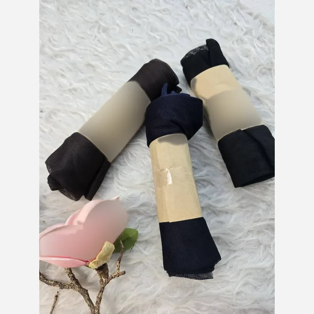 شال ساده دور گان تور دانتل ابعاد 70 در 180 سانتی متر