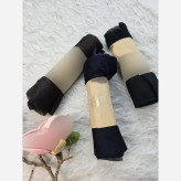 شال ساده دور گان تور دانتل ابعاد 70 در 180 سانتی متر