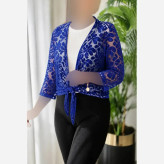 ست گره ای إلسا رویه تور دانتل و تیشرت ویسکوز سایز فری 36 تا 46