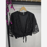 ست گره ای إلسا رویه تور دانتل و تیشرت ویسکوز سایز فری 36 تا 46