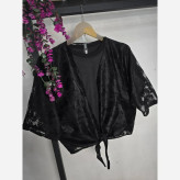 ست گره ای إلسا رویه تور دانتل و تیشرت ویسکوز سایز فری 36 تا 46