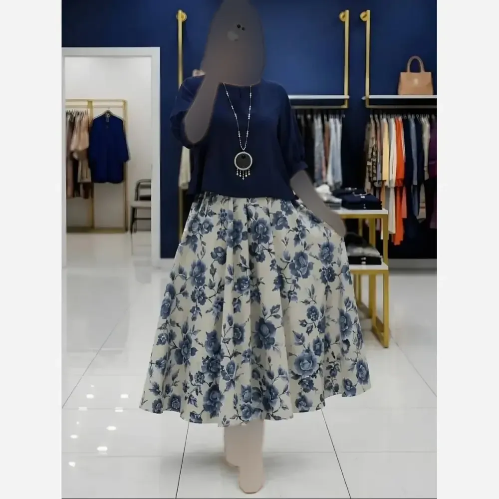 ست سارافن و شومیز یکتا شومیز شانتون سارافن حریر فری سایز 38 تا 46