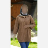 شومیز مانتویی مراکشی دیپلمات درجه یک فری سایز 38 تا 50