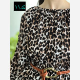 ساحلی نخی طرح دار ماچ خنک و تابستانه فری سایز