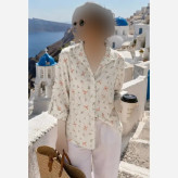 شومیز پاپیونی جنس سوپر ینزی درجه یک فری سایز
