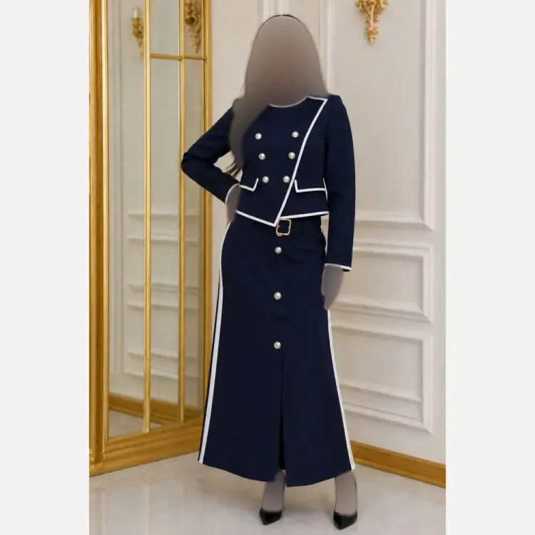 کت دامن مازراتی لیلا زنانه رنگ بندی متنوع سایز 1 و 2