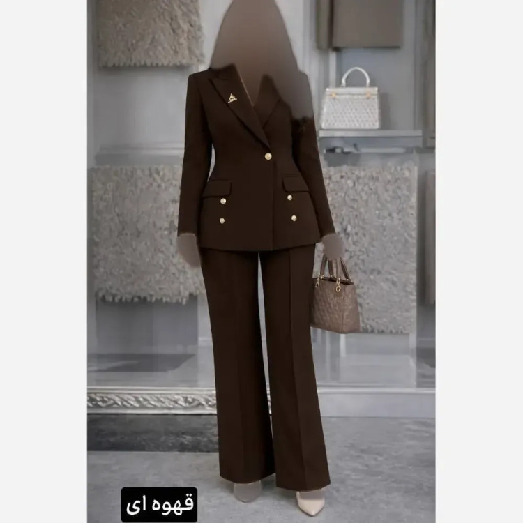 کت و شلوار زنانه مازراتی مدل سپیده فری سایز رنگ بندی متنوع